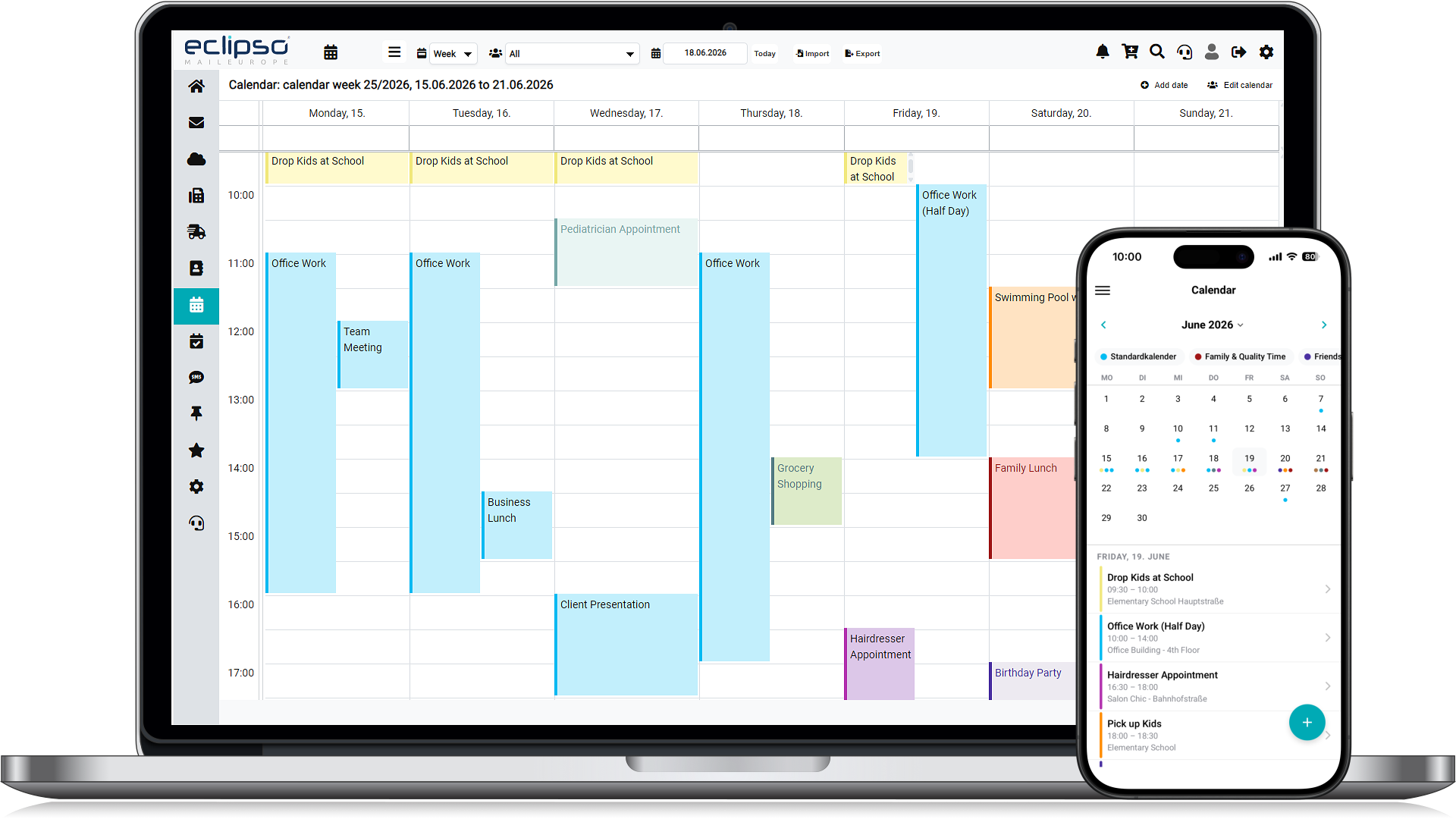 eclipso Business - Professionelle E-Mail & Cloud-Lösung für Unternehmen