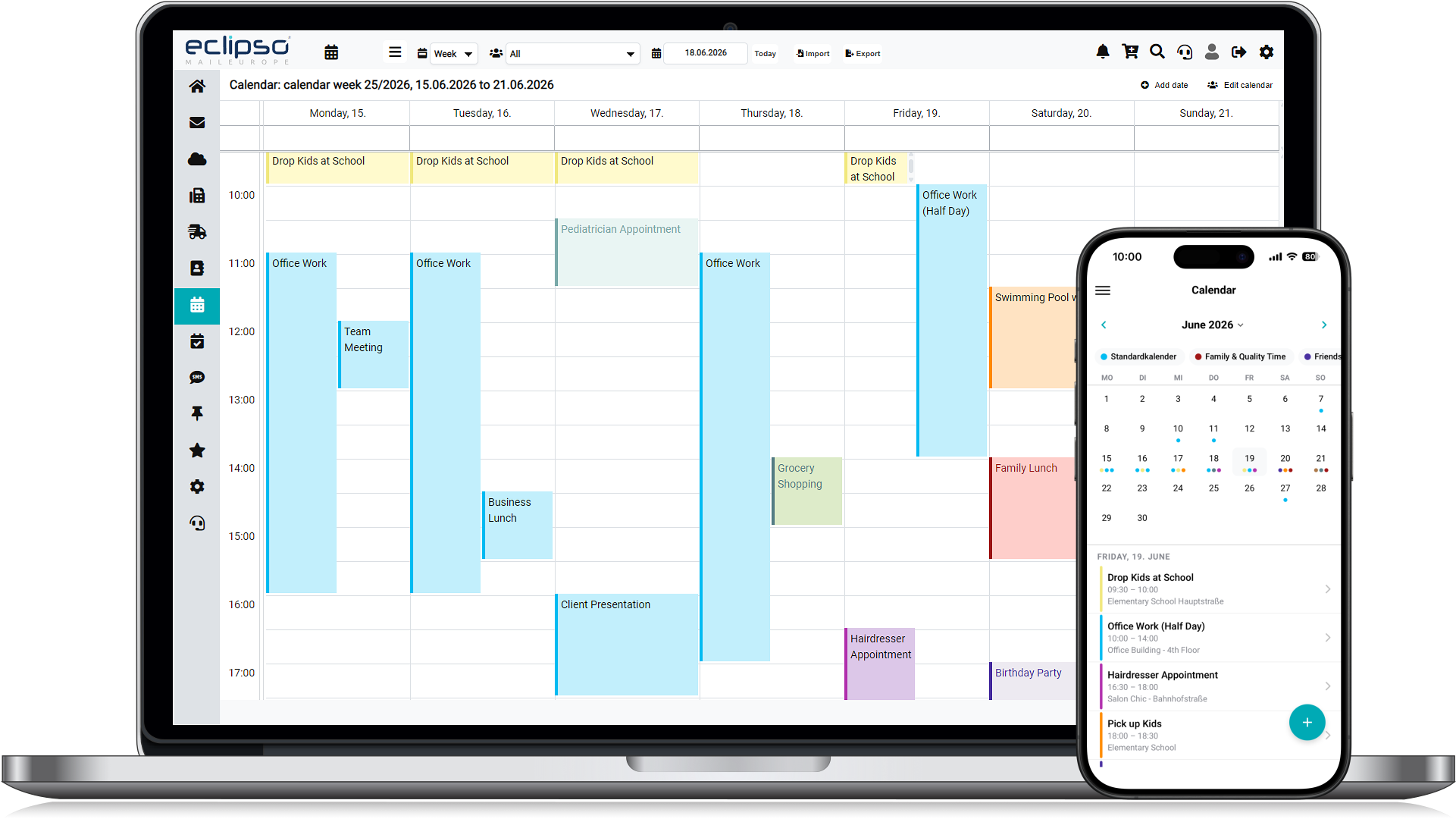 Das eclipso Online Office - Ihre Schaltzentrale