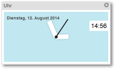 Widget Uhr & Datum