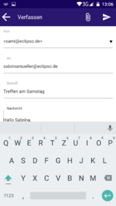 App E-Mail-Verfassen