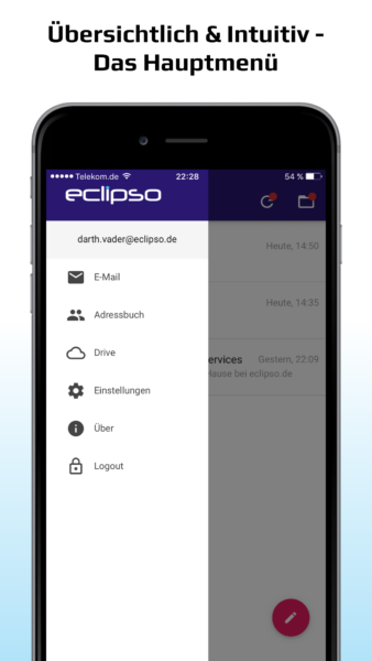Unsere eclipso Mail & Cloud App für iOS ist endlich da!