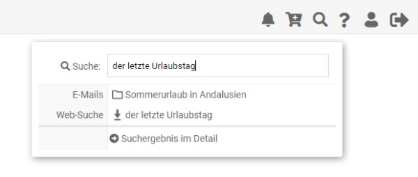 Volltextsuche in E-Mails