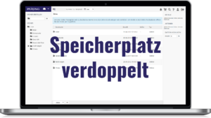 eclipso Business - Doppelter Speicherplatz