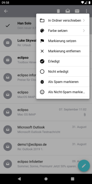 Update: eclipso Mail & Cloud App V3 für iOS und Android