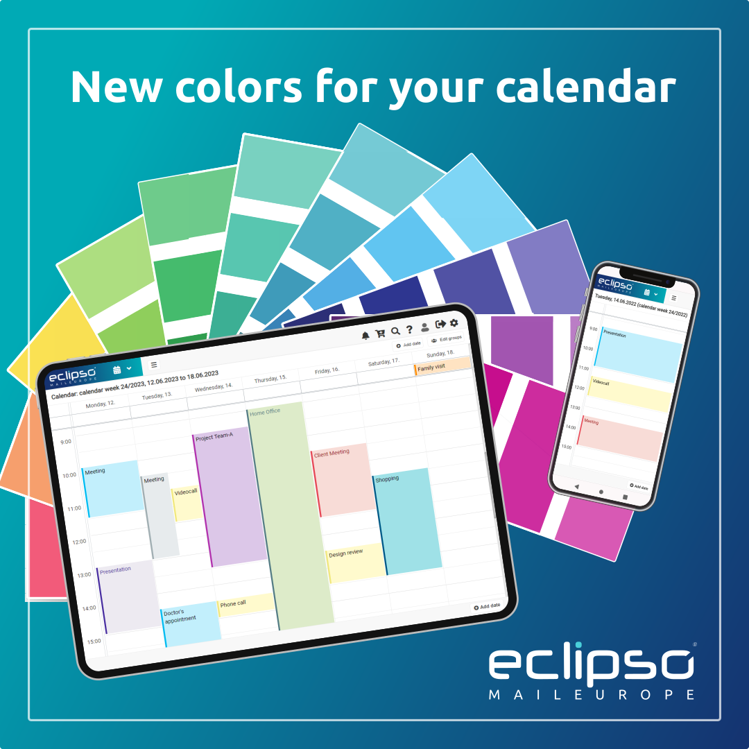 New Colors for your Calendar